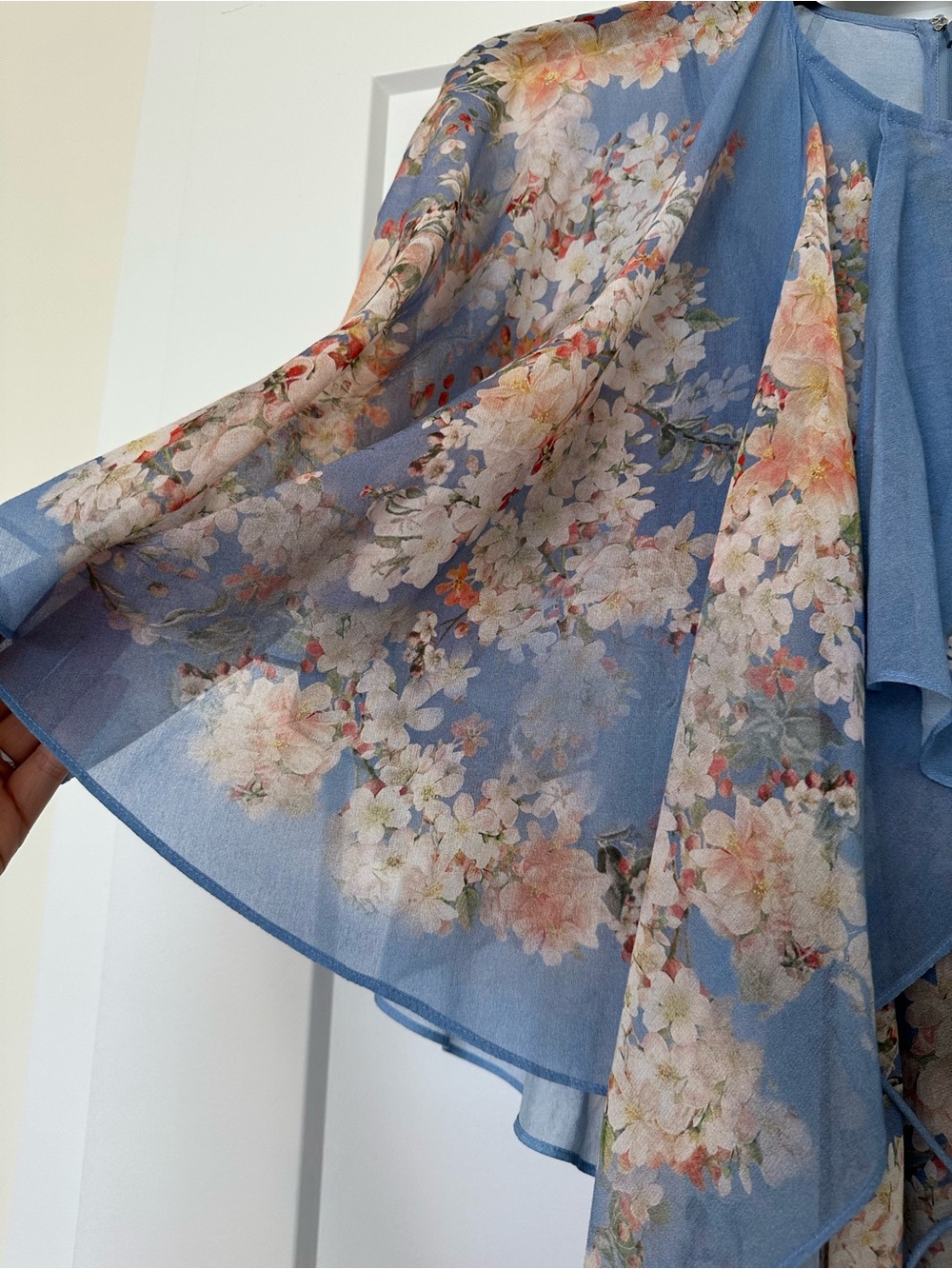 Zimmermann Cascadian cotton and silk georgette tiered maxi dress - Picture 9 of 13